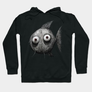 Weird Fish / Cartoon character / Abstract Comic Fish Hoodie